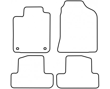 Car Mats Toyota Corolla Verso 2002-2004, Image 2