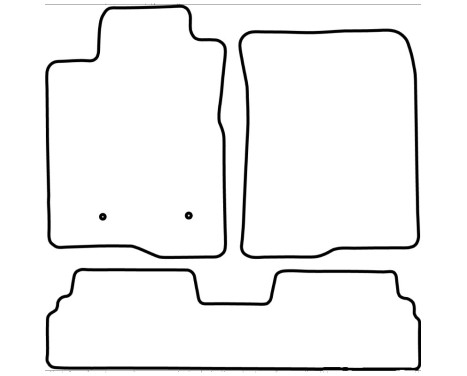 Car Mats Toyota Corolla Verso 2006-2009 (5 Persons), Image 2