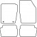Car Mats Toyota Starlet EP80 1990-1996 4-piece, Thumbnail 2