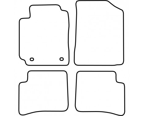Car Mats Toyota Yaris 5 doors 2003-2006, Image 2