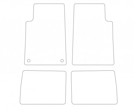 Car mats Triumph 2000/2500 4-piece, Image 2