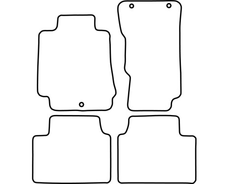 Car mats Velor suitable for Alfa Romeo Giulia AWD 2015-, Image 6