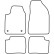 Car mats Velor suitable for Alfa Romeo Giulietta 2010-2014, Thumbnail 6