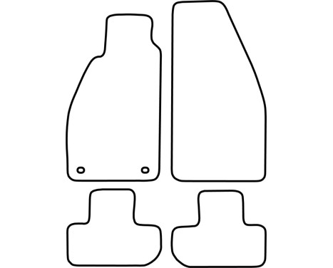 Car mats Velor suitable for Alfa Romeo Spider 1995-2006/GTV 1996-2005, Image 6