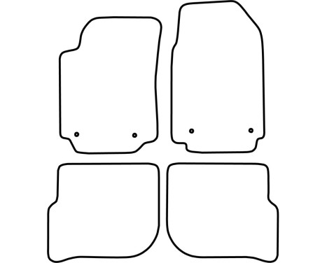 Car mats Velor suitable for Audi 100 1991-1994 / A6 1994-1997, Image 6