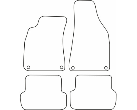 Car mats Velor suitable for Audi A4 2004-200, Image 6