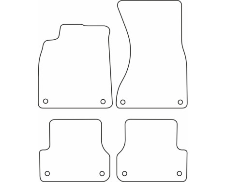 Car mats Velor suitable for Audi A7 2010-2018, Image 6