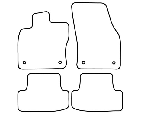 Car mats Velor suitable for Audi Q2 2017-, Image 6