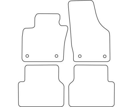 Car mats Velor suitable for Audi Q3 2012-, Image 6