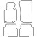 Car mats Velor suitable for BMW 3 series (E36) coupe/compact 1993-2001, Thumbnail 6