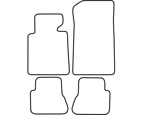 Car mats Velor suitable for BMW 3 series (E46) convertible 2002-2005, Image 6