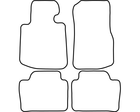 Car mats Velor suitable for BMW 4-Series (F36) Gran Coupe 2014-2021, Image 6