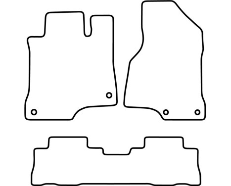 Car mats Velor suitable for Chevrolet Captiva 2011-, Image 6