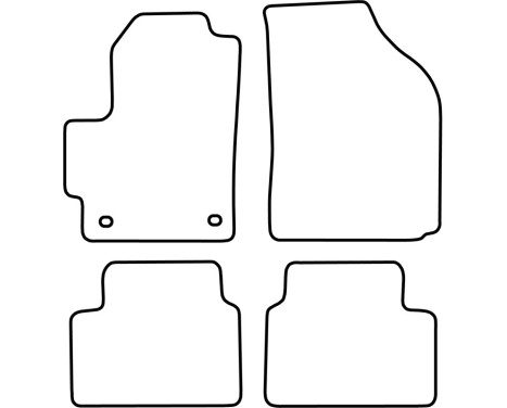 Car mats Velor suitable for Chevrolet Matiz 2005-2010, Image 6