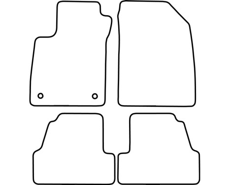 Car mats Velor suitable for Chevrolet Trax 2013-, Image 6