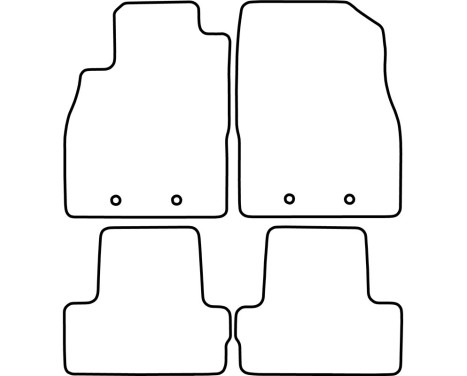 Car mats Velor suitable for Chevrolet Volt 2011-, Image 6