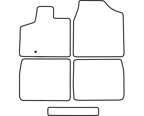 Car mats Velor suitable for Chrysler Grand Voyager 2009-, Image 6