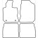 Car mats Velor suitable for Chrysler PT Cruiser 2000-2010, Thumbnail 6