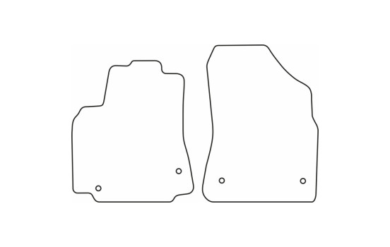 Car mats Velor suitable for Citroen Berlingo 2008-2018 (only for), Image 6