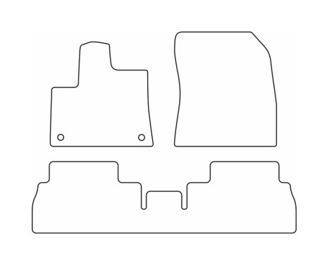 Car mats Velor suitable for Citroën Berlingo Multispace / Opel Combo MPV (Tour) / Peugeot Rif, Image 6