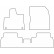 Car mats Velor suitable for Citroën Berlingo Multispace / Opel Combo MPV (Tour) / Peugeot Rif, Thumbnail 6