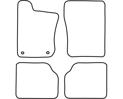 Car mats Velor suitable for Citroen BX 1983-1994, Image 6