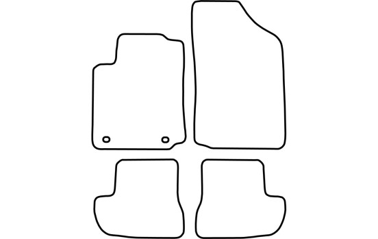 Car mats Velor suitable for Citroen C2 2003-2010, Image 6