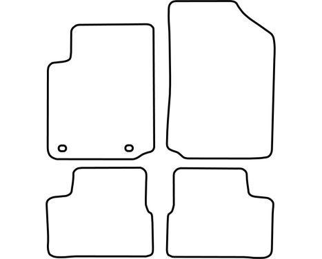 Car mats Velor suitable for Citroen C3 2005-2010, Image 6
