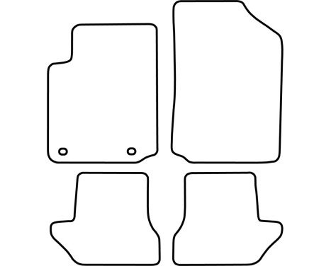Car mats Velor suitable for Citroen C3 Puriel 2005-, Image 6