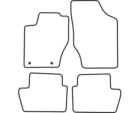 Car mats Velor suitable for Citroen C4 2004-2010, Image 6