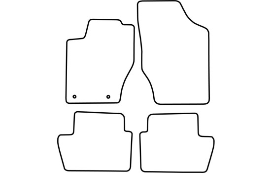 Car mats Velor suitable for Citroen C4 2004-2010, Image 6