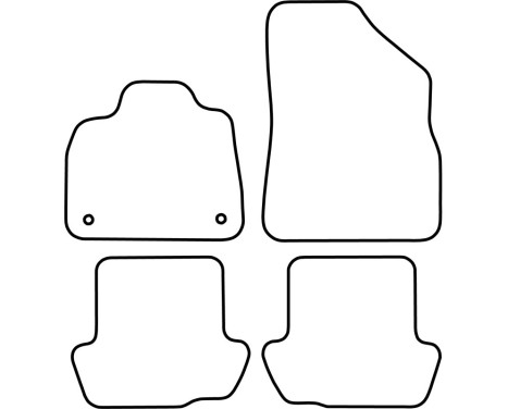 Car mats Velor suitable for Citroen DS5 2012-, Image 6