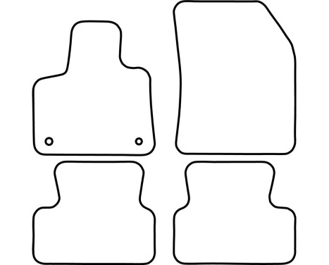 Car mats Velor suitable for Citroën DS7 Crossback 2019-, Image 6