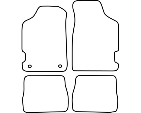 Car mats Velor suitable for Citroen Saxo 2000-2003, Image 6