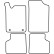 Car mats Velor suitable for Citroen Xantia 1997-2004, Thumbnail 6