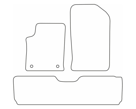 Car mats Velor suitable for Citroen Xsara Picasso 2000-2006, Image 6