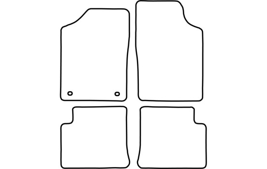 Car mats Velor suitable for Citroen ZX 1992-1998, Image 6