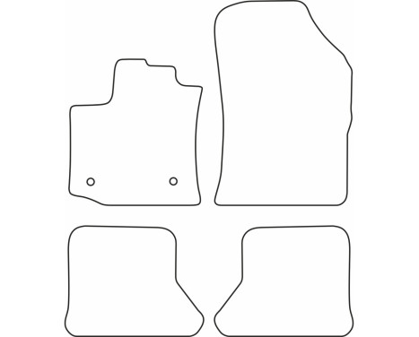 Car mats Velor suitable for Dacia Dokker 2013-, Image 6
