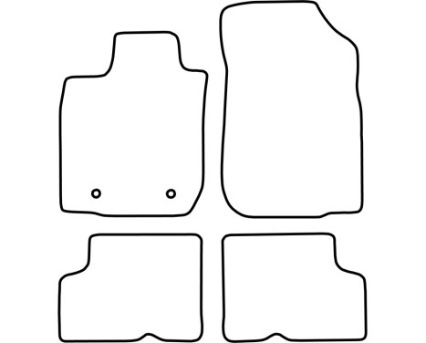 Car mats Velor suitable for Dacia Duster 2010-2014, Image 6