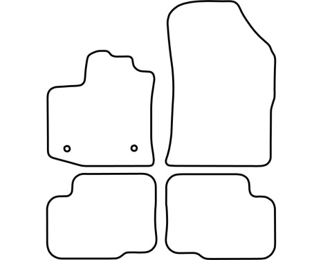Car mats Velor suitable for Dacia Lodgy 2012- (5-Persons), Image 6