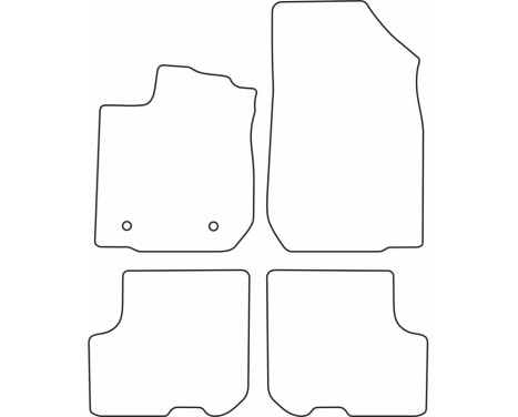 Car mats Velor suitable for Dacia Logan II 2012-2020, Image 6
