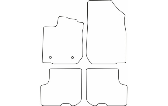 Car mats Velor suitable for Dacia Logan II 2012-2020, Image 6