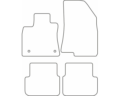 Car mats Velor suitable for Dacia Logan III 2021-, Image 6
