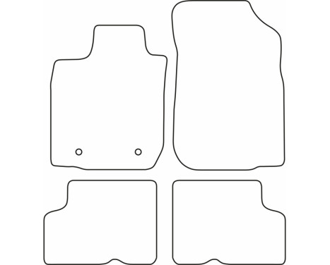 Car mats Velor suitable for Dacia Logan MCV 2005-2013 (5 persons), Image 6