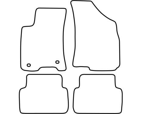 Car mats Velor suitable for Daewoo Lanos 1997-2003, Image 6