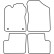 Car mats Velor suitable for Daihatsu Cuore 2003-2007, Thumbnail 6