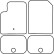 Car mats Velor suitable for Dodge Journey 2008-, Thumbnail 6
