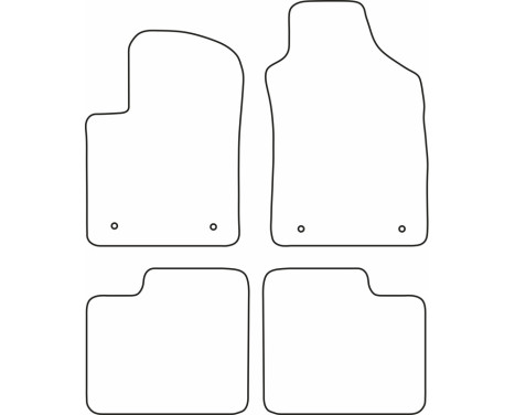 Car mats Velor suitable for Fiat 500 2015-, Image 6