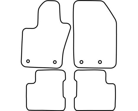 Car mats Velor suitable for Fiat 500X 2015-, Image 6