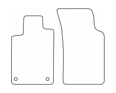 Car mats Velor suitable for Fiat Barchetta 1995-2005, Image 6
